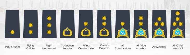 PAF ranks structure