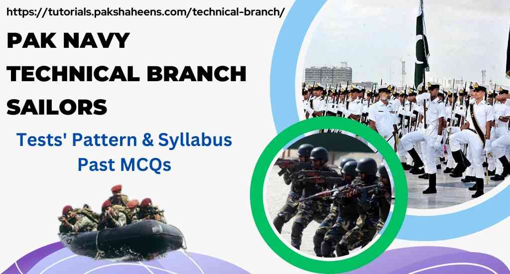 Pak Navy Technical Sailors tests patterns and syllabus