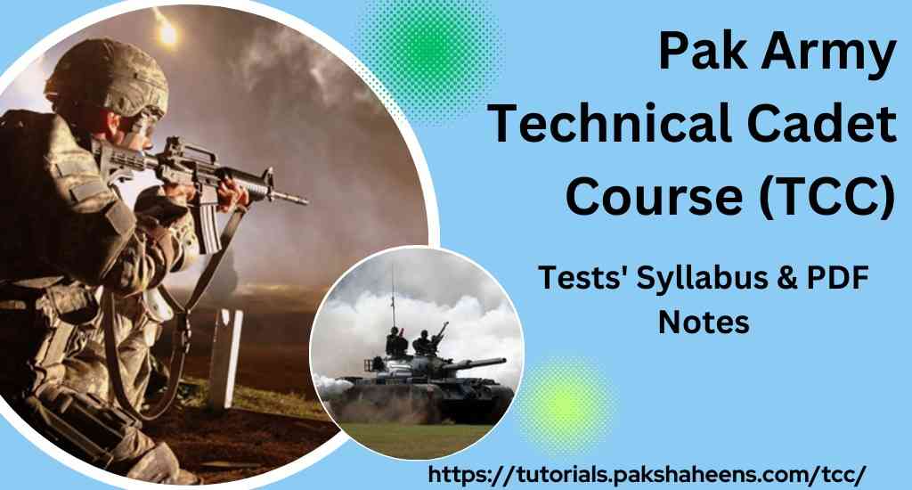 TCC Technical Cadet Course Syllabus