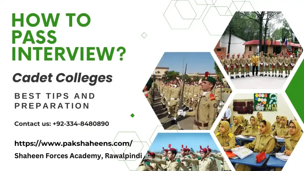 best Interview Guide for cadet Colleges