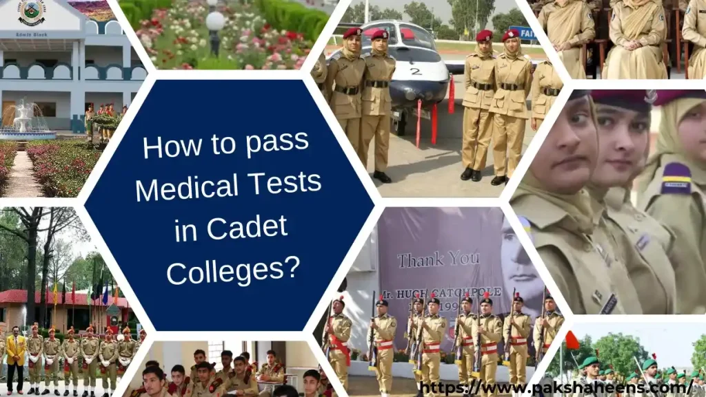 cadet colleges medical tests tips