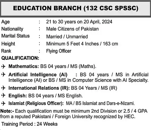 PAF Education Branch