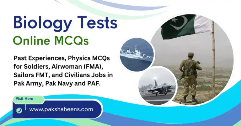 Tests of Biology MCQs