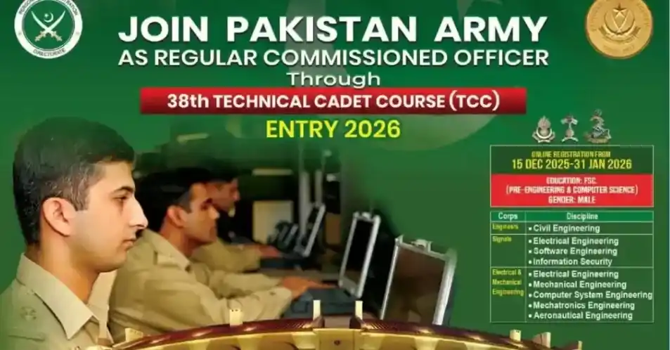 Join Pak Army TCC | Best Guide for Apply Online 2026